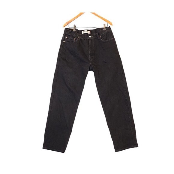 Mens Levi Strauss & Co 550 Relaxed Fit Red Tab Jeans Tag Sz 36x30 Black - Picture 3 of 16